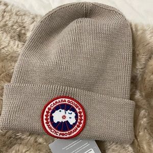 Canada goose arctic disc toque hat tan heather one size